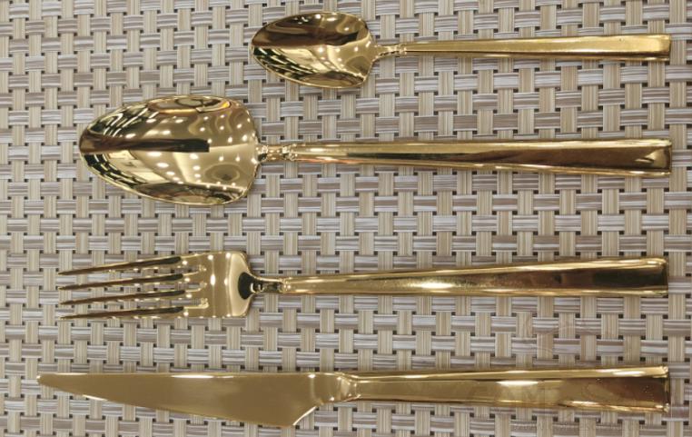 B885 Series-Table Fork golden,205mm