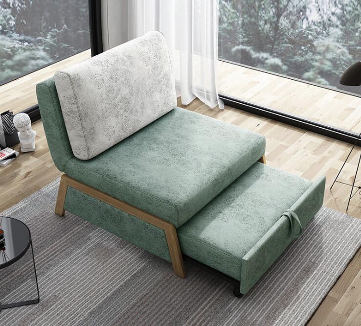 Sofa Bed-Microfiber leather-125*83*84cm