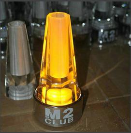 Crystal lamp - 7 colour positioning/ 100204