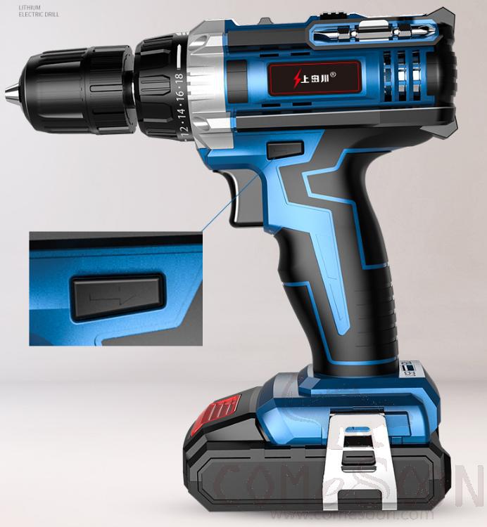 Rechargeable lithium battery electric hand drill