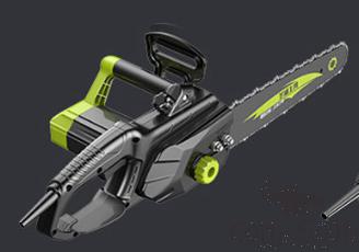 Small hand-held electric chain saw