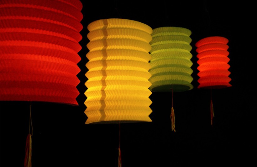 Paper lantern light
