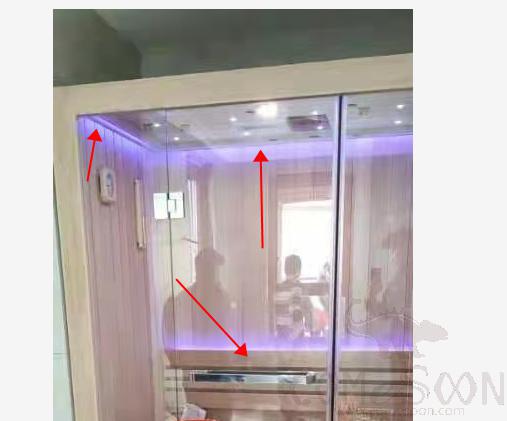 Hidden light lamp(for Sauna room)