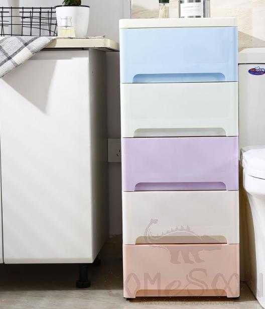 PP five-layer storage cabinet-35*40*85cm