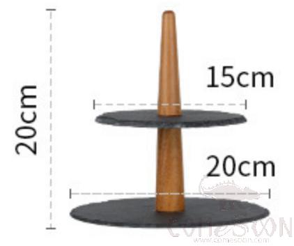 Customized Slate Cake Stand 2-ply