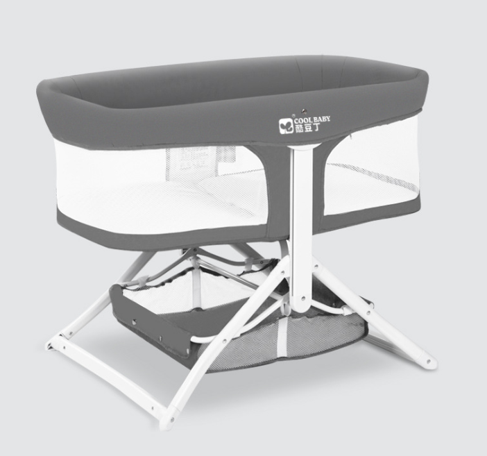 Baby Bed,94*55*70Cm,Aluminum Alloy+Bs+Pu  Baby Cot