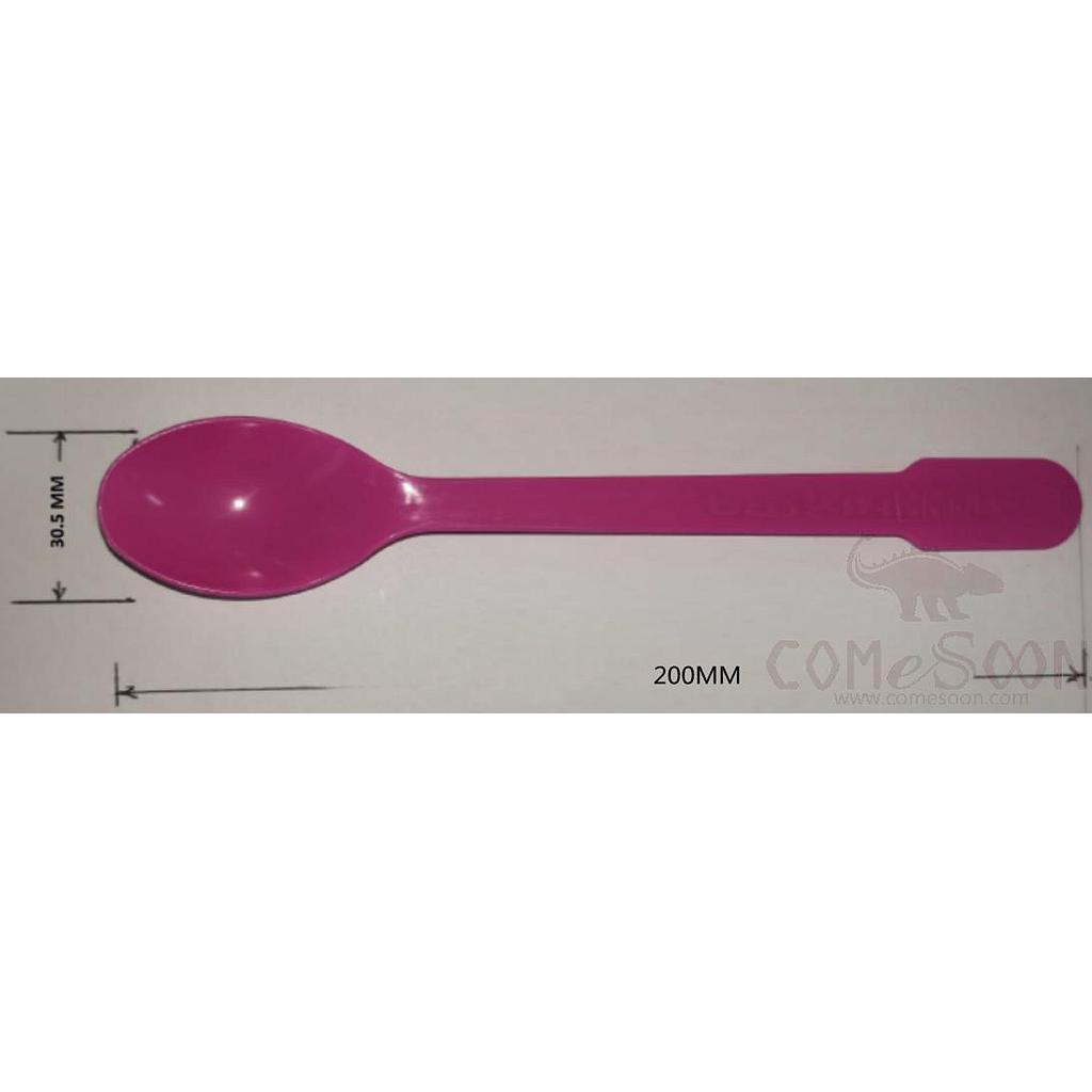 Customized Disposable Plastic Ice Cream Spoon 8&quot;