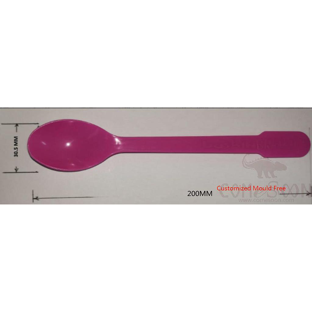 Mould Free For Customized Ice Cream Spoon 8&quot;