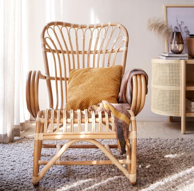 Full rattan recliner-70*60*103cm