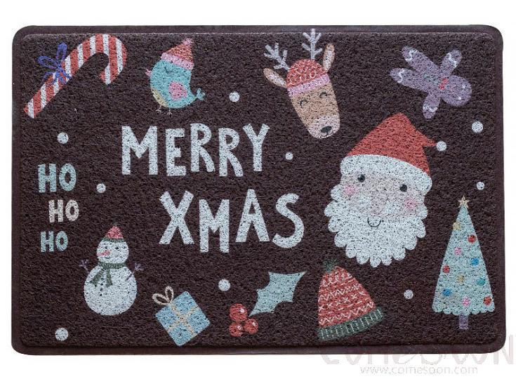 PVC loop velvet foot mat-60*90cm