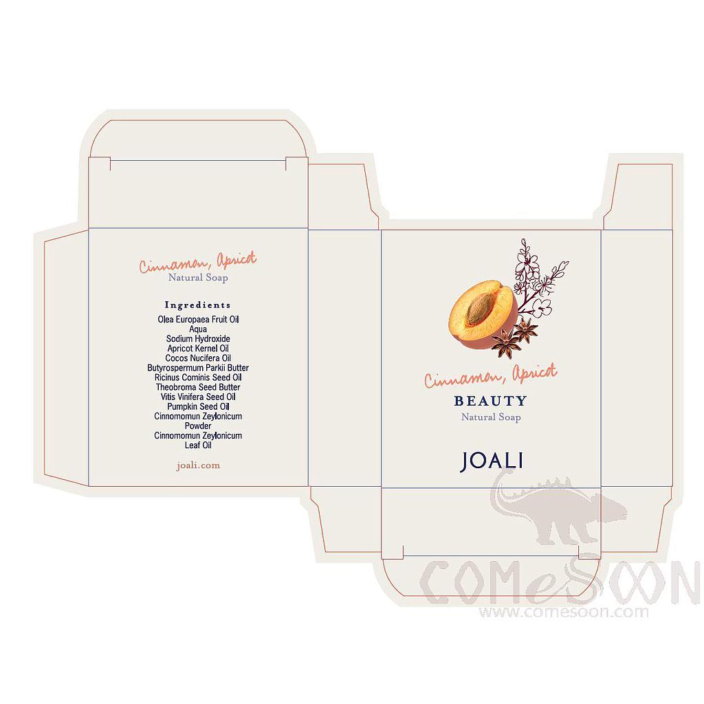 Orgaic Soap- Cinnamon,a pricot