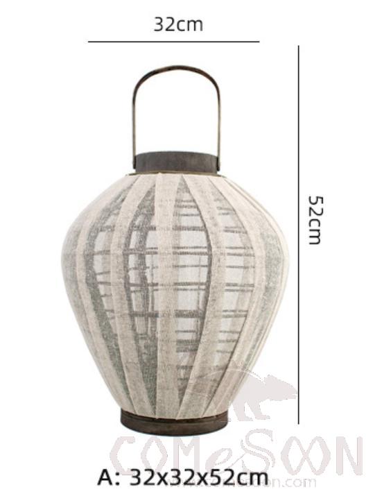 Lantern Floor Lamp-D32*H52cm