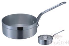 Sauce Pot Low Body Aluminum Saucepan D10 Milk Pot Single Handle