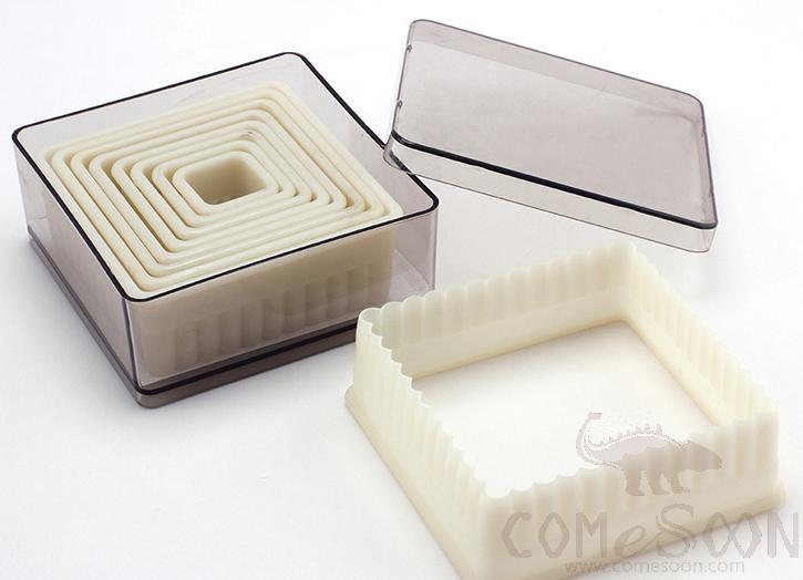 9 pcs set Heart-Shaped Cutting