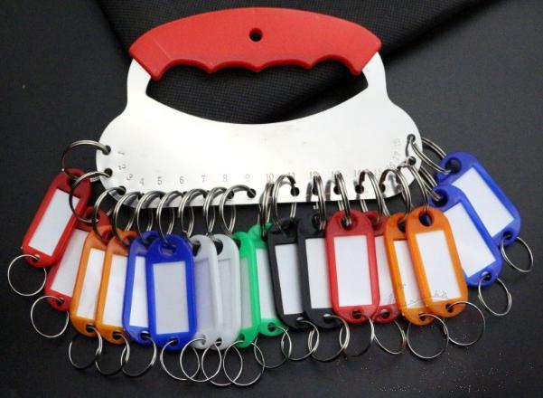 18 position rubber coated key disc (equipped with 19 marking plates)