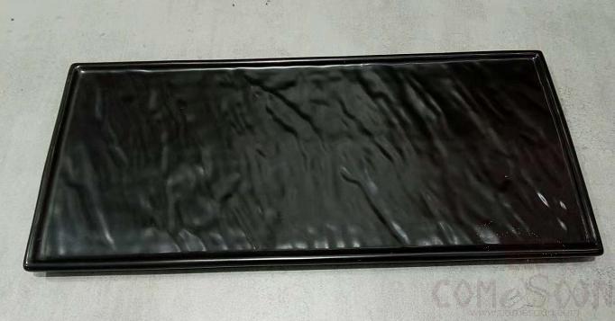 Black Rectangular Plate 14&quot;