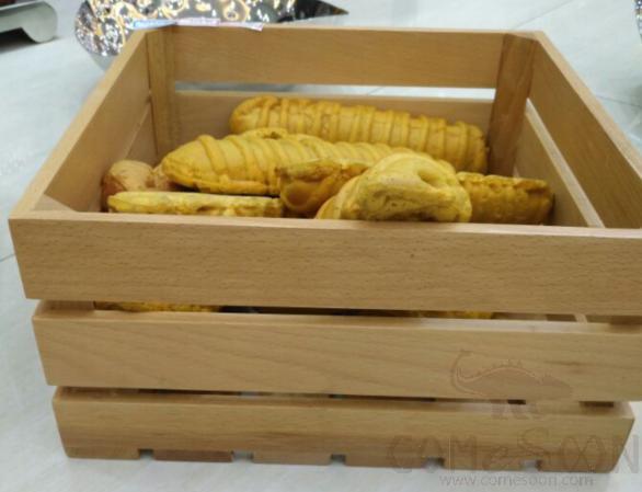 Square Beech Wood Box  Buffet Riser 30*30*15