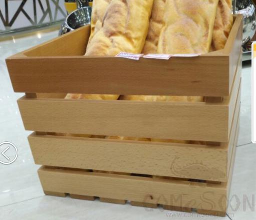 Square Beech Wood Box  Buffet Riser  30*30*30