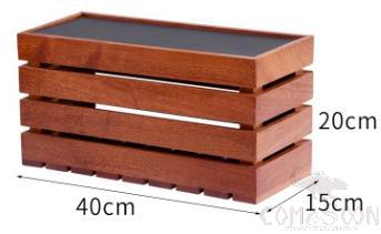 Rectangle Four Layer Buffet Riser Display