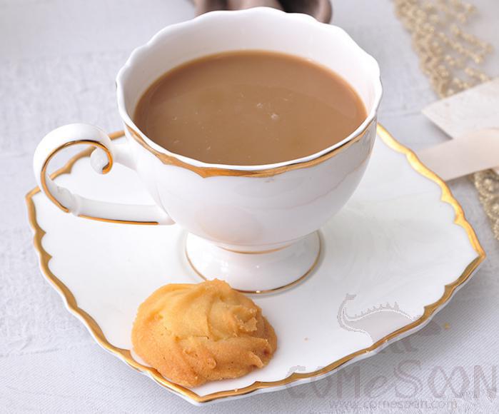 Bonechina Golden Rim Coffe Cup