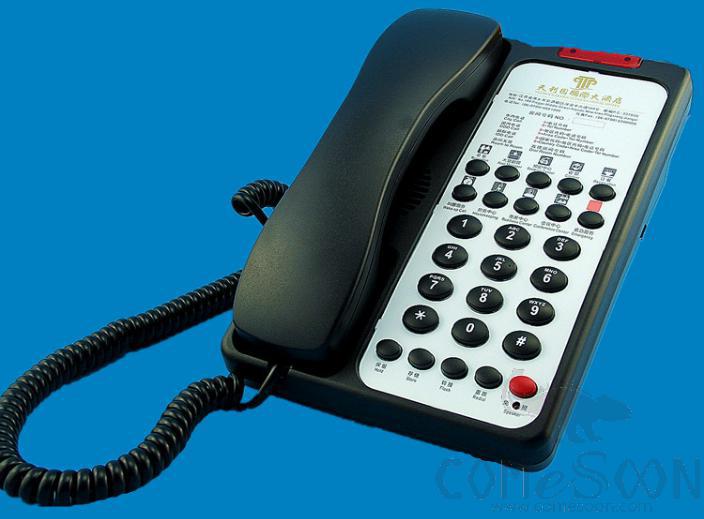 Hotel room telephone black-sn-0003 + 10