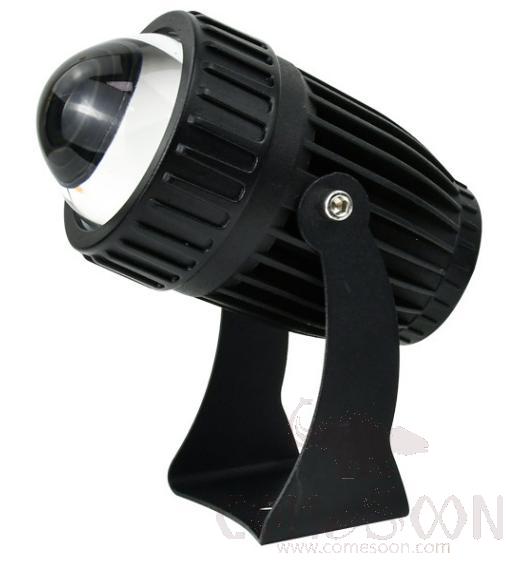 Remote outdoor rainproof spotlight-Socket power supply-White-15w-XYG-0531