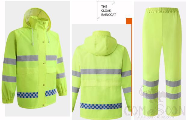 High quality Raincoat - special for Road Administration - XXL
-with reflective strip