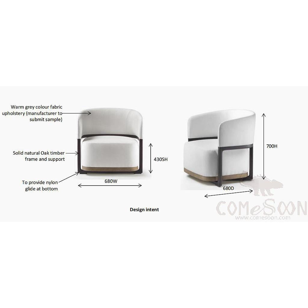 Lounge chair (customized product)-68*68*70cm