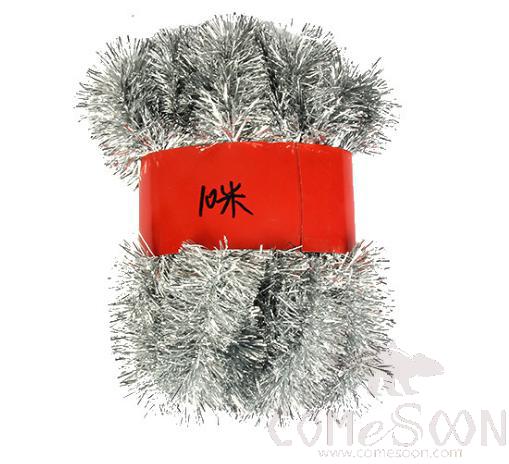 Silver Tinsel Ribbon 10M