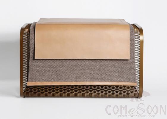 Leather saddle stool-70*37*42cm-RL:104