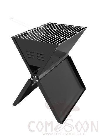 Portable BBQ Grill Black