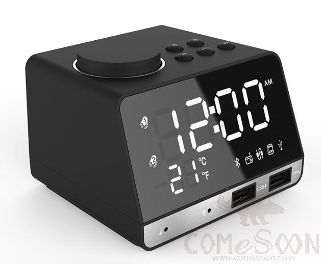 Bluetooth alarm clock box,3W