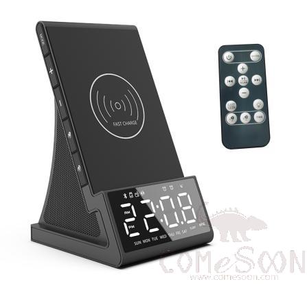 Bluetooth alarm clock box wireless charging,5W
