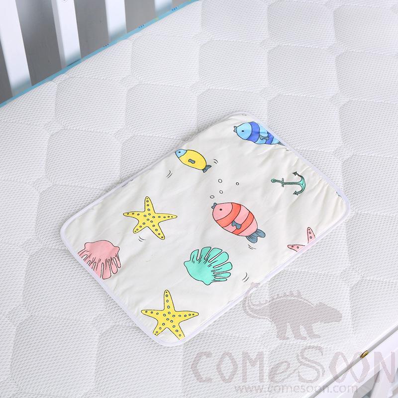 Baby Waterproof Changing Pad，Cotton + TPU，35*45 CM