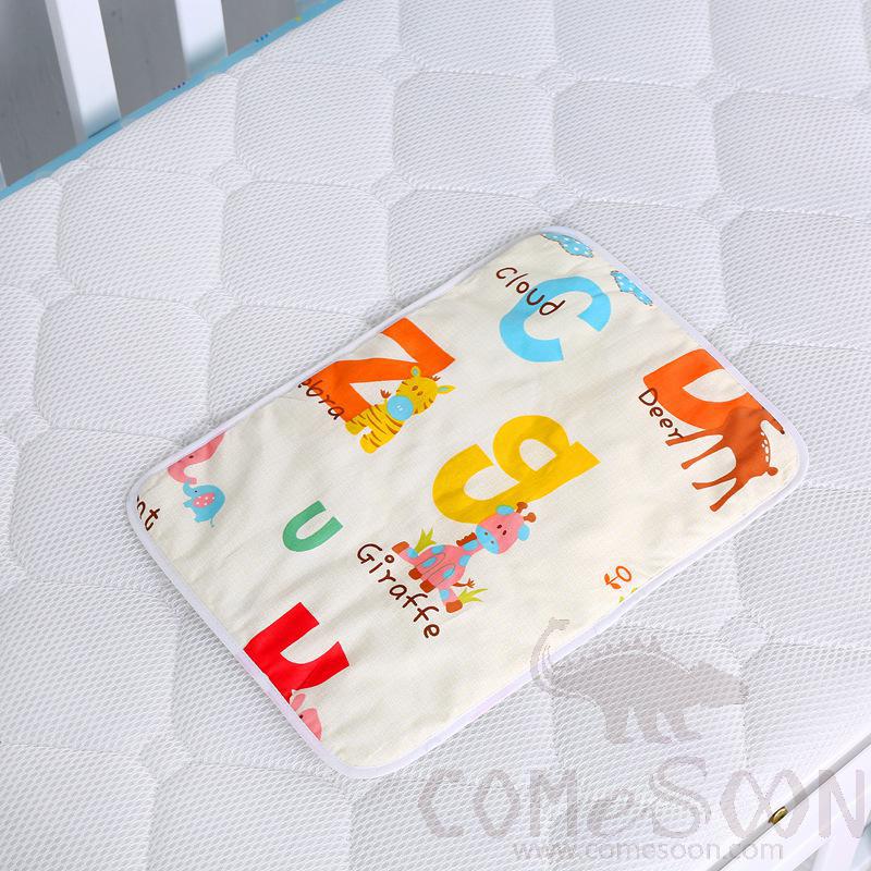 Baby Waterproof Changing Pad，Cotton + TPU，35*60 CM