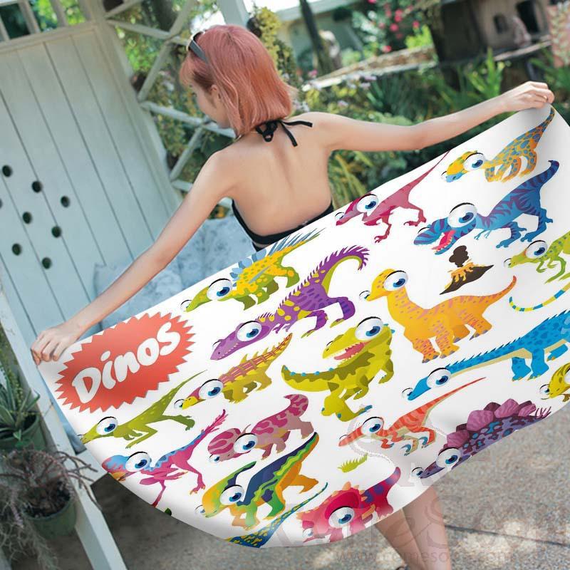 Cartoon Beach Towel,Microfiber ,150*70cm