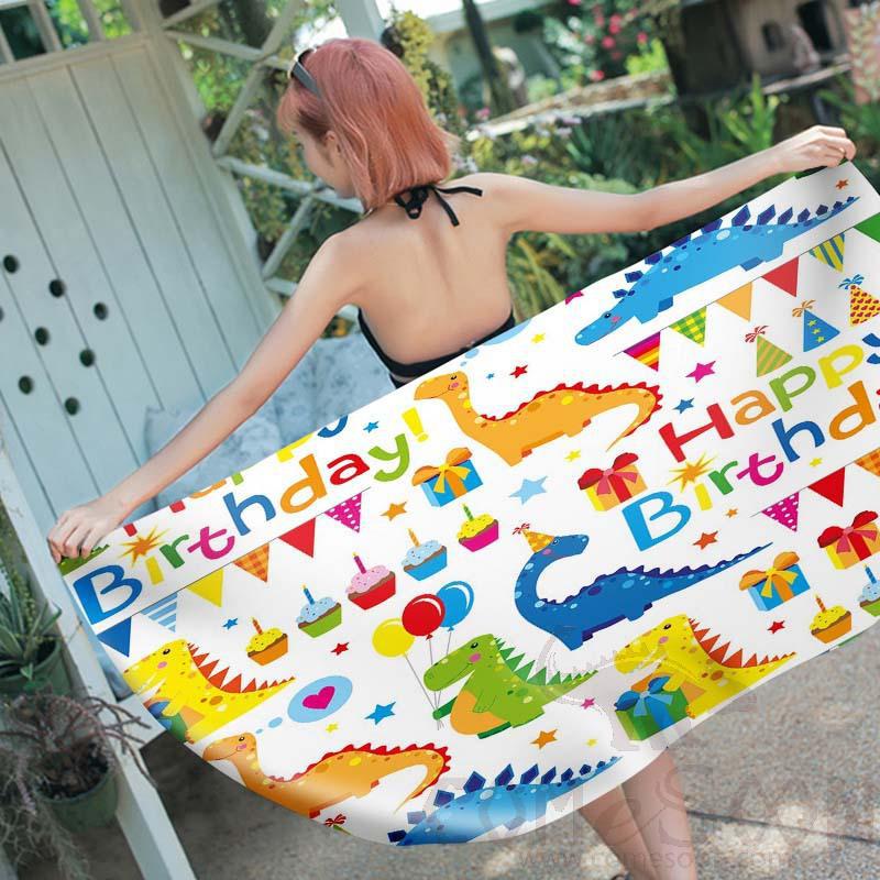 Cartoon Beach Towel,Microfiber ,150*70cm