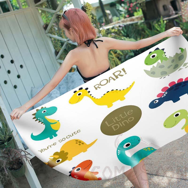 Cartoon Beach Towel,Microfiber ,150*70cm