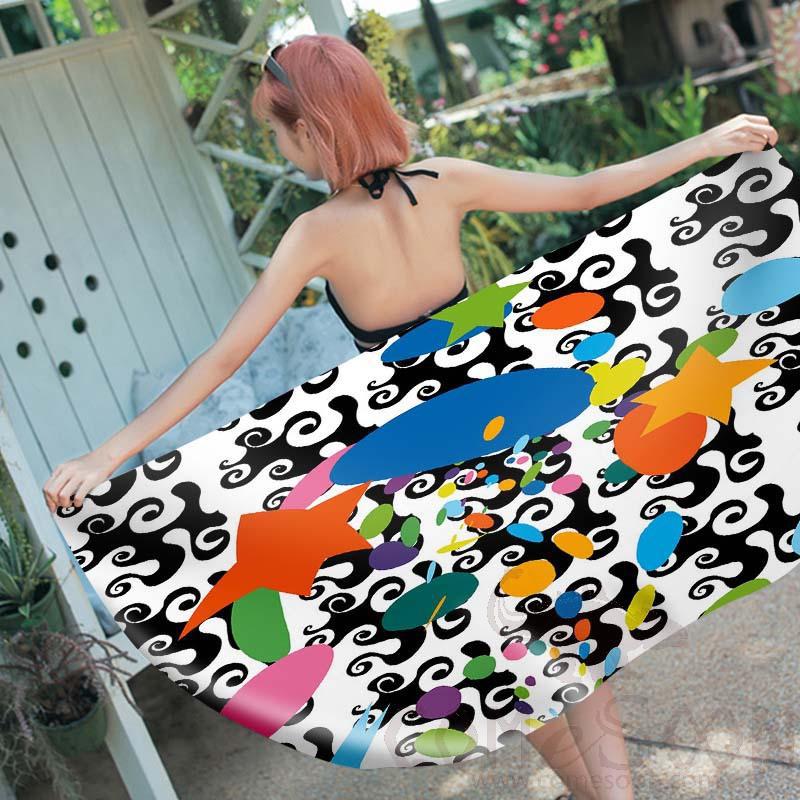 Cartoon Beach Towel,Microfiber ,150*70cm