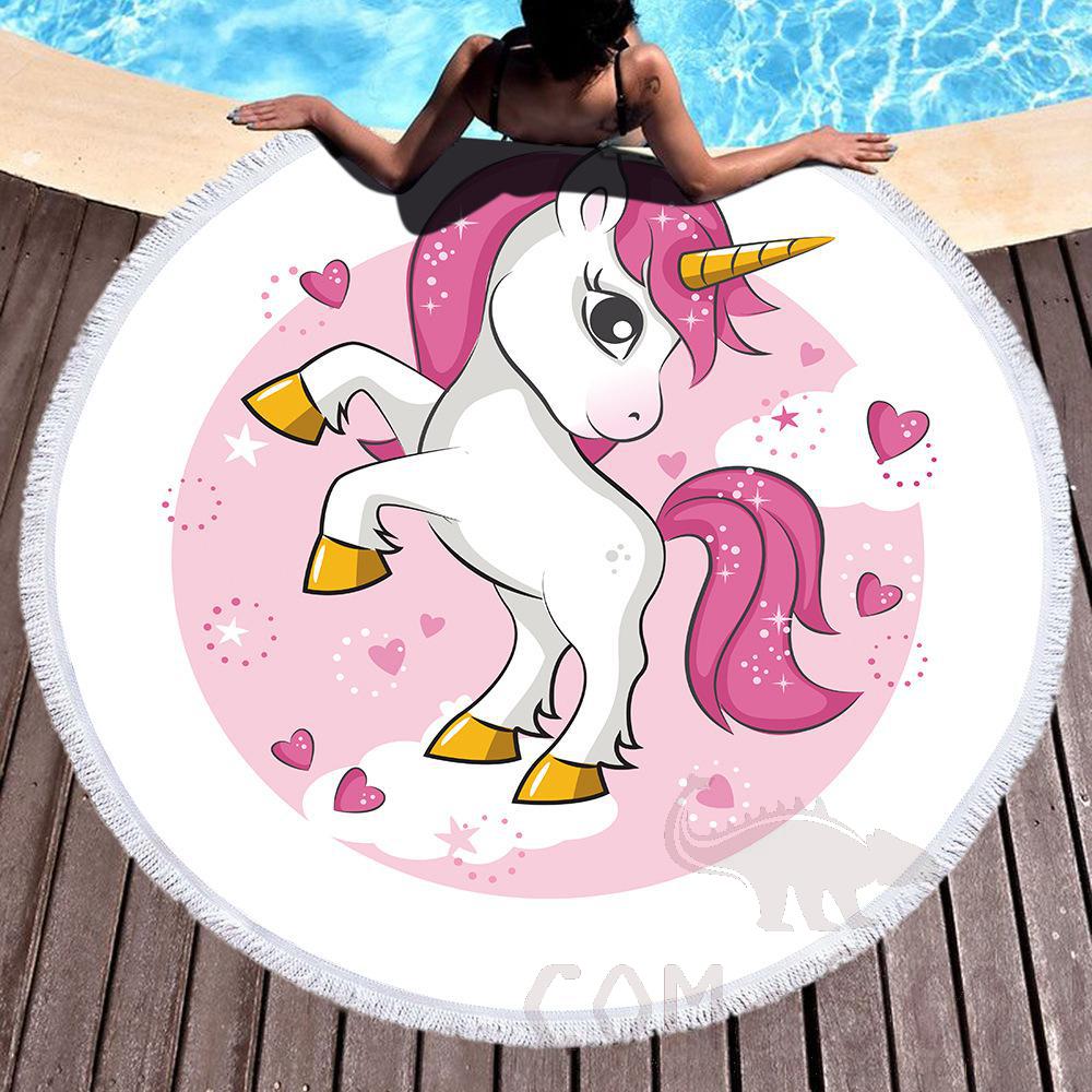 Cartoon Microfiber Beach Towel，Microfiber，150*150cm