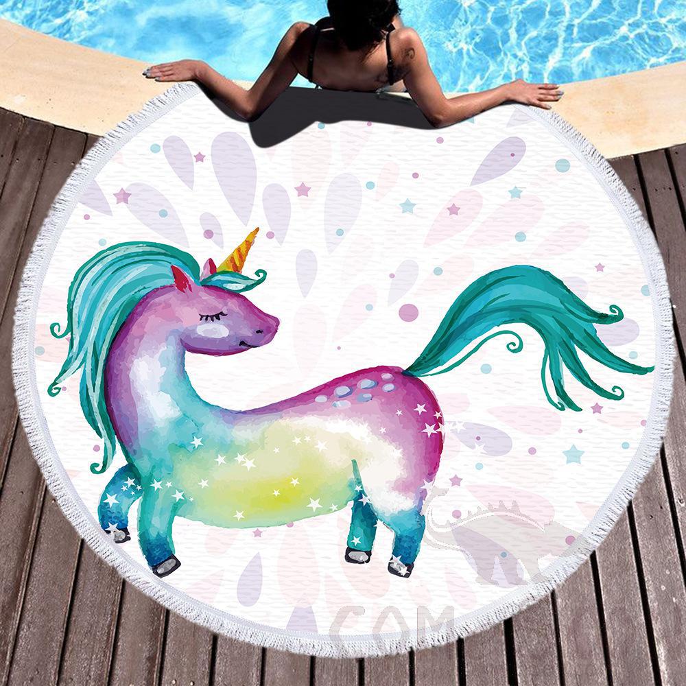 Cartoon Microfiber Beach Towel，Microfiber，150*150cm