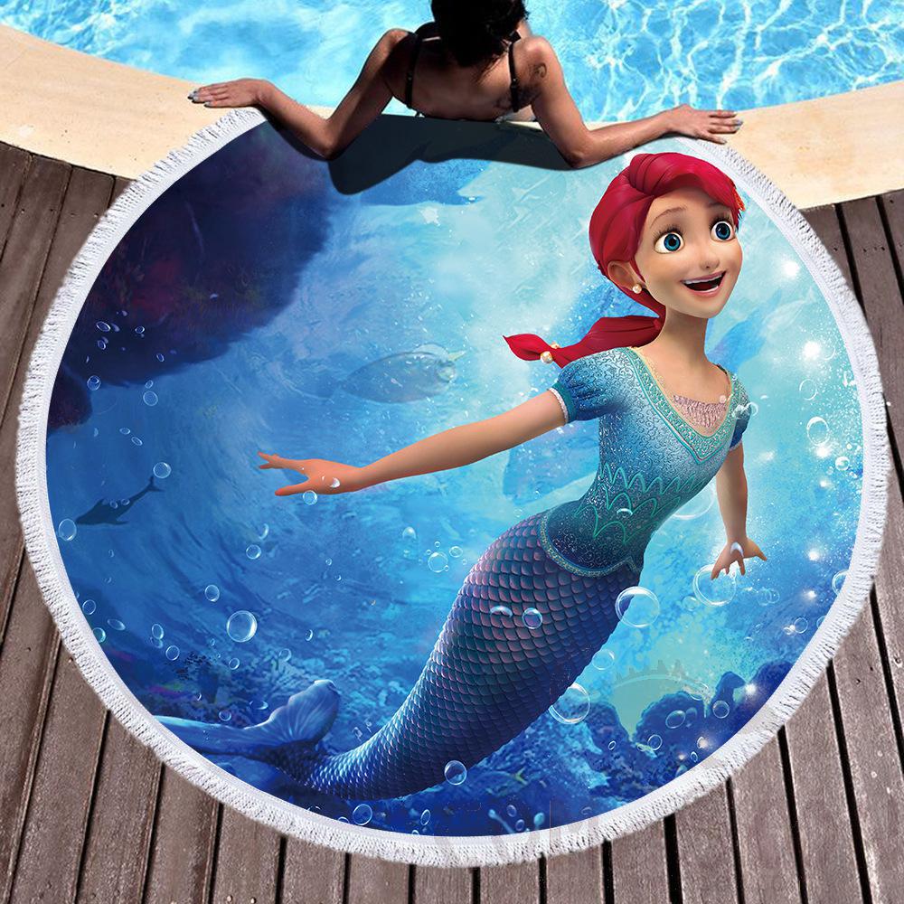 Cartoon Microfiber Beach Towel，Microfiber，150*150cm