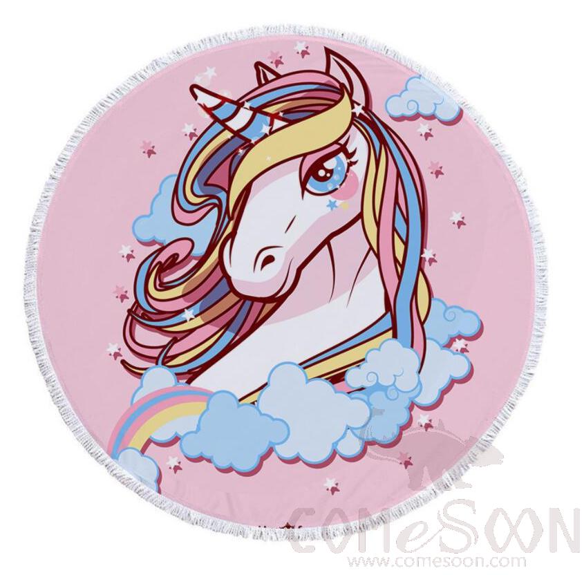 Cartoon Microfiber Beach Towel，Microfiber，150*150cm