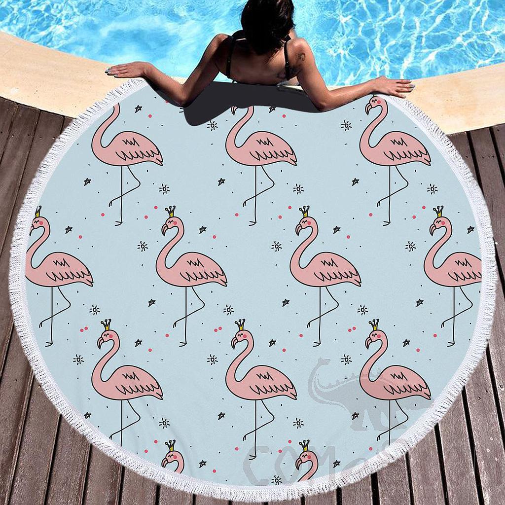 Cartoon Microfiber Beach Towel，Microfiber，150*150cm