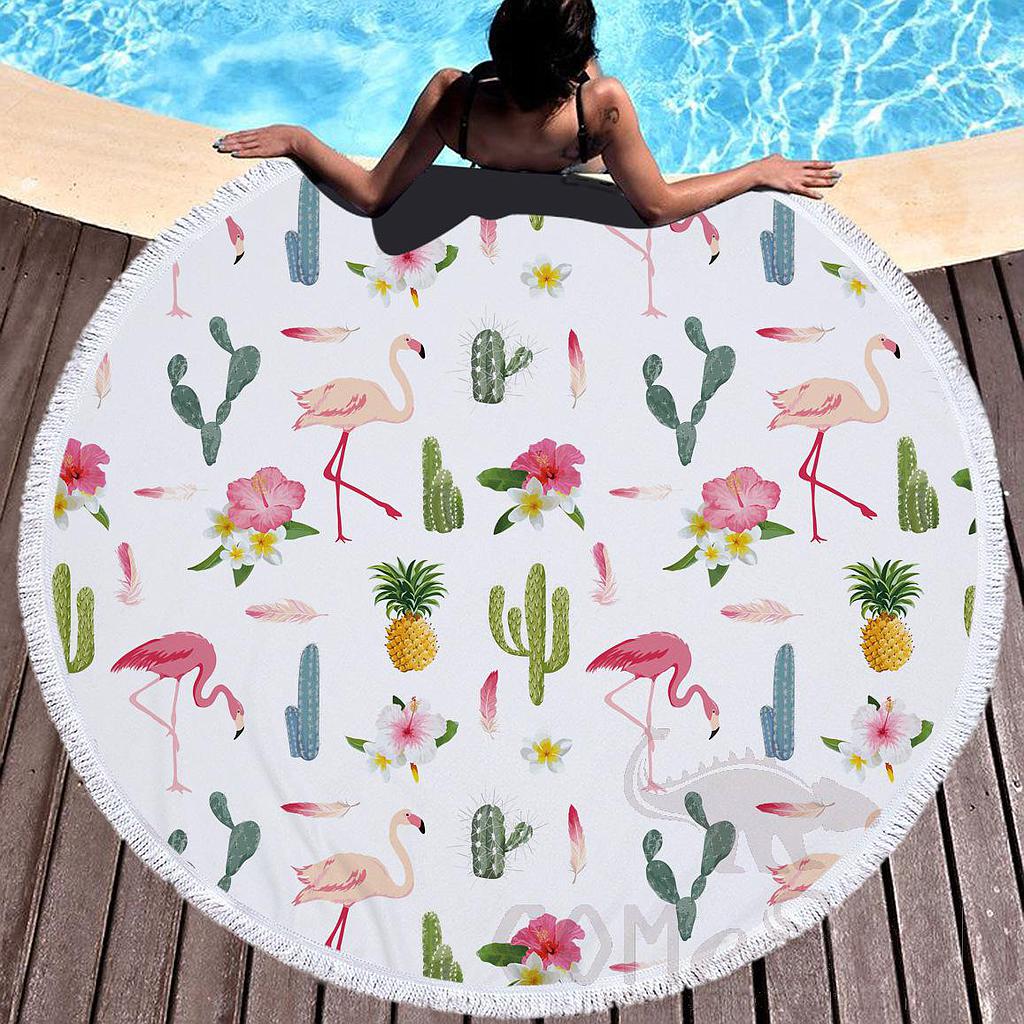Cartoon Microfiber Beach Towel，Microfiber，150*150cm