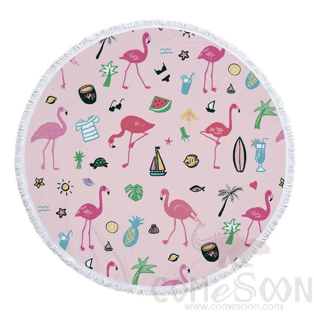 Cartoon Microfiber Beach Towel，Microfiber，150*150cm