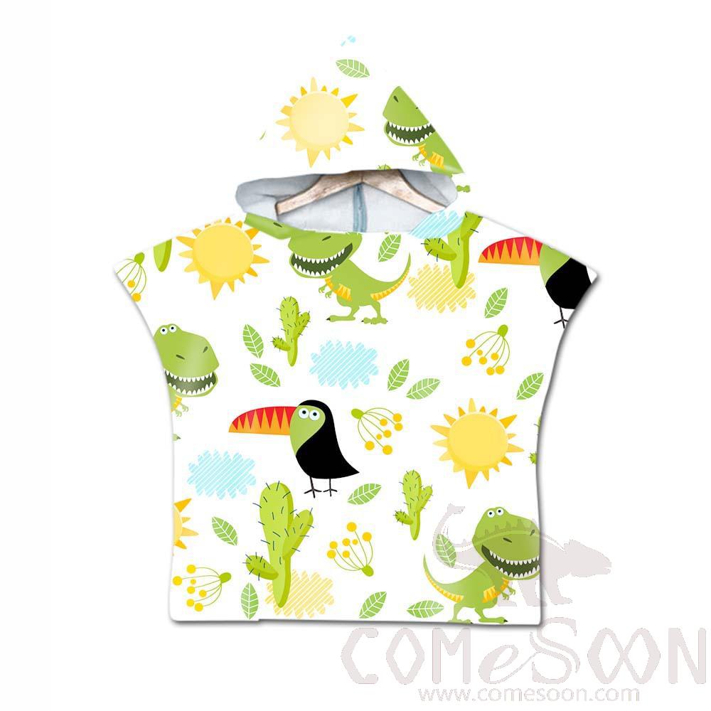Kid's Cape Beach Towel,Microfiber，60*80cm