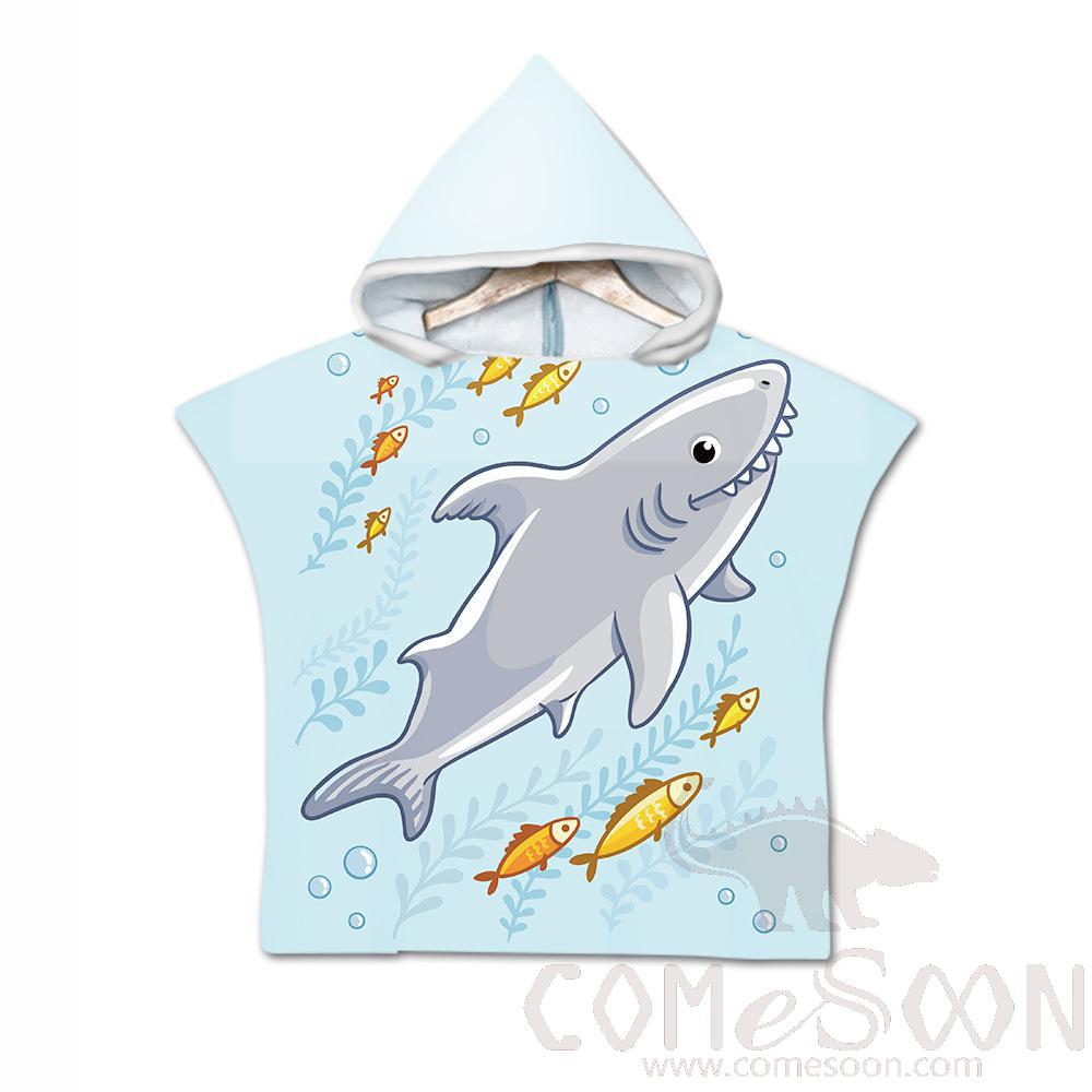 Kid's Cape Beach Towel,Microfiber，60*80cm