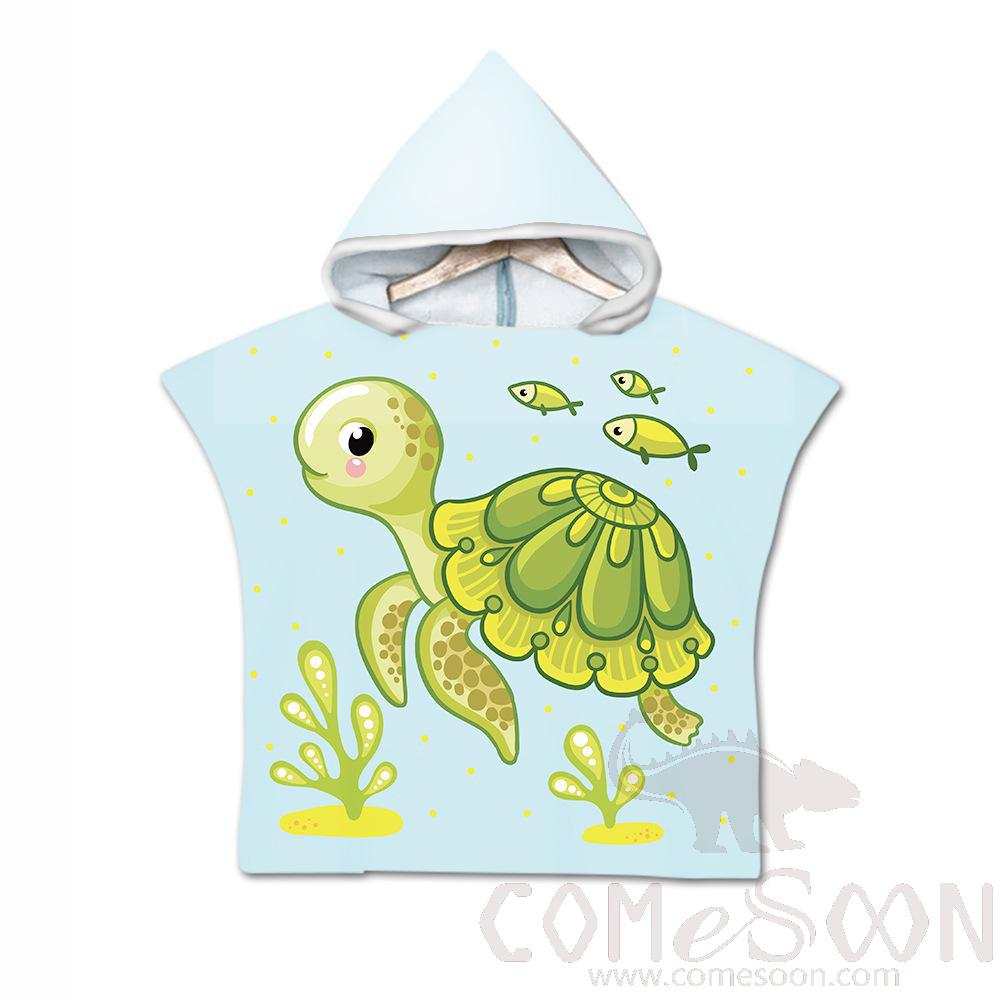 Kid's Cape Beach Towel,Microfiber，60*80cm