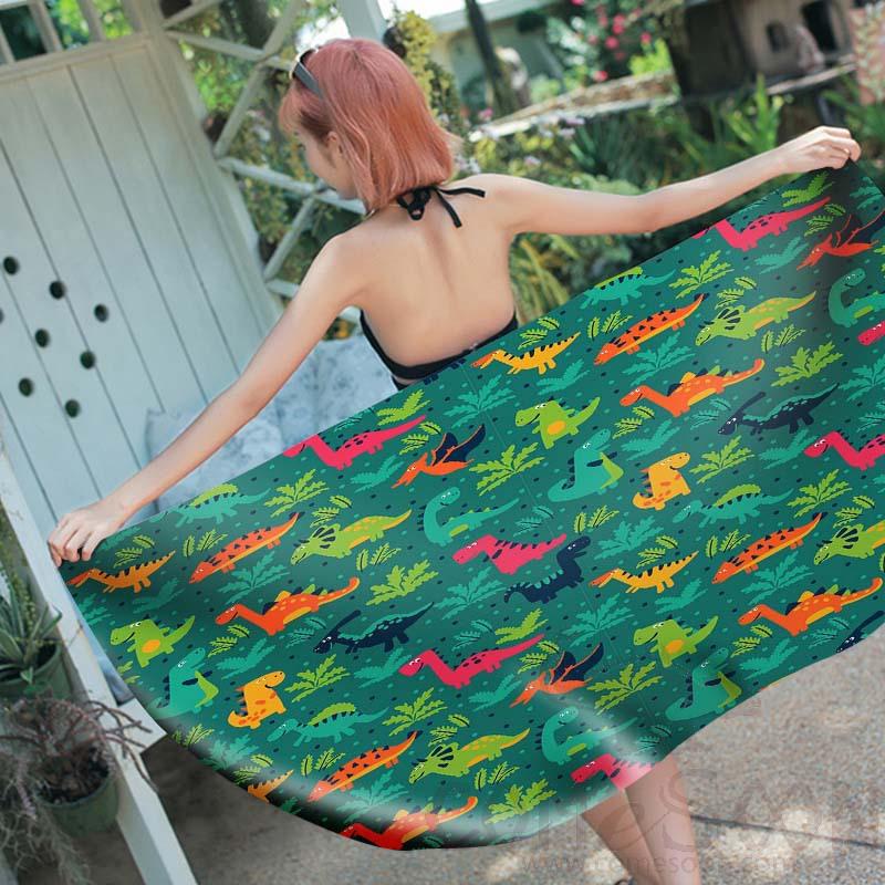 Cartoon Beach Towel,Microfiber ,150*70cm